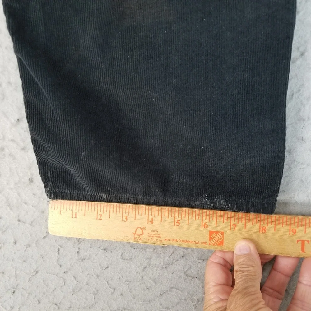 Banana Republic Pants Mens 34x30 Black Corduroy Straight Fit 100% Cotton Cords